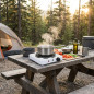 Hornillo Electrico 1 Fuego | Placa de Cocina Electrica 1000W 1 Quemador | Cocina Portatil 23.5x21x6.5 cm | Placa para Camping
