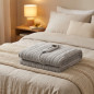 Couverture chauffante pour lit 130 W | Couverture chauffante 160 x 130 cm | 10 niveaux de chaleur | Chauffe-lit avec minuterie 9