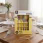 Ensemble de couverts 20 pièces en acier inoxydable | Ensemble de couverts professionnels 4 mm | Ustensiles de cuisine durables |