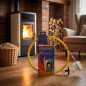 Limpeza de chaminés de fogões a pellets 3 m Ø80 mm | Limpeza de dutos e chaminés Limpeza de chaminés de fogões a pellets 3 m Ø80 mm | Limpeza de dutos e chaminés