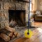 Kit Deshollinador Chimenea 7 m con Erizo Nylon 20 cm | Limpieza Conductos y Chimeneas