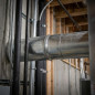Manchon de distribution d'air chaud en acier galvanisé Ø150 mm | Conduits d'air