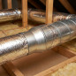 Galvanized Steel Hot Air Distribution Reducer 125-110 mm | Air Ducts