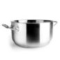 Lacor 40cm Stainless Steel Casserole Dish without Lid | Suitable for All Stovetops | 19.5L Capacity | Dishwasher Safe