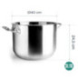 Cacerola sin Tapa 40 cm Acero Inoxidable Lacor | Para Todo Tipo de Cocinas | Capacidad 30,7 L | Apto para Lavavajillas Cacerola sin Tapa 40 cm Acero Inoxidable Lacor | Para Todo Tipo de Cocinas | Capacidad 30,7 L | Apto para Lavavajillas