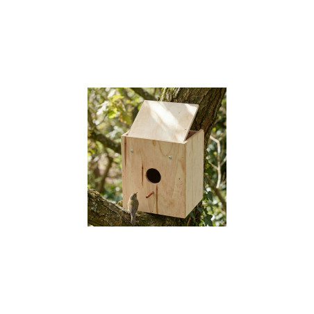 Set di 2 Gabbia per uccelli in legno. Misure 25x15x15 cm