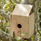 Set di 2 Gabbia per uccelli in legno. Misure 25x15x15 cm