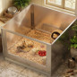 Recinto per pulcini senza accessori, 60x60x27 cm