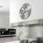 Griglia di ventilazione rotonda regolabile in acciaio inox Ø100 mm | Griglia regolabile per condotti ed estrazione aria