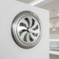 Griglia di ventilazione rotonda regolabile in acciaio inox Ø100 mm | Griglia regolabile per condotti ed estrazione aria