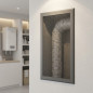 Grille de ventilation métallique avec cadre intégré 50 x 20 cm Grise | Ventilation et conduits