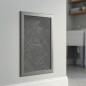 Griglia di ventilazione in metallo con pre-telaio 30x15 cm Grigio | Ventilazione e condotti