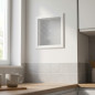 Metal Ventilation Grille with Pre-frame 20x20 cm White | Ventilation and Ducts