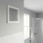 Grille de ventilation métallique avec cadre intégré 15 x 15 cm blanche | Ventilation et conduits