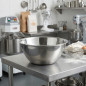 Bol Conico Acero Inoxidable 50cm | Bowl Industrial 22,6L | Cocina Hosteleria Reposteria | Apto para Lavavajillas | Alto 19cm