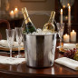 14-Liter-Eisbehälter aus Edelstahl für Wein und Champagner | 28–21 cm hoch | Spülmaschinenfest | 25,8 cm hoch 14-Liter-Eisbehälter aus Edelstahl für Wein und Champagner | 28–21 cm hoch | Spülmaschinenfest | 25,8 cm hoch