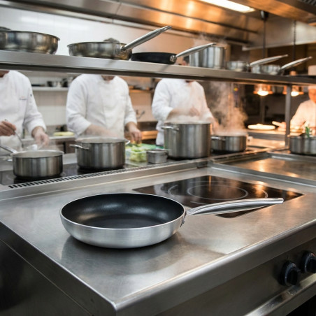 40cm Aluminum Frying Pan | Suitable for Ceramic, Electric, and Gas Hobs | Non-Stick Coating | Ergonomic Handle