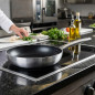 Poêle à frire en aluminium de 40 cm | Compatible avec les plaques de cuisson vitrocéramiques, électriques et à gaz | Revêtement Poêle à frire en aluminium de 40 cm | Compatible avec les plaques de cuisson vitrocéramiques, électriques et à gaz | Revêtement