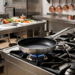 Padella in alluminio Lacor da 40 cm | Adatta a piani cottura in ceramica, elettrici e a gas | Rivestimento antiaderente | Manico