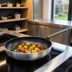 Padella in alluminio Lacor da 32 cm | Adatta a piani cottura in ceramica, elettrici e a gas | Rivestimento antiaderente | Manico