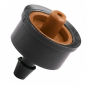 1000 x Self-compensating dripper 4 liters/hour non-removable, black