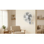 Ventilador de Pared 3 Velocidades Orbegozo | Ventilador Oscilante Silencioso 40cm con Mando a Distancia | Cabezal Inclinable