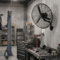 Ventilador de Pared Industrial 3 Velocidades Orbegozo | Ventilador Oscilante 180W 65cm | Cabezal Multiorientable