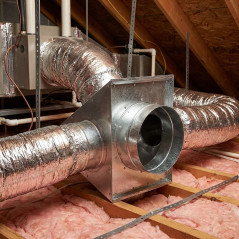 Y-shaped reducer box for hot air distribution 1x150 mm 2x100 mm | Air ducts