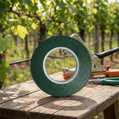 Klebebandrollen für manuelle Bindemaschinen | 10 Rollen à 11 mm x 25 m | Stark und flexibel | Für Landwirtschaft und Gartenbau