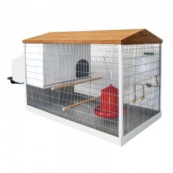 Parc pour Poules 150x80x110 cm | Habitat Idéal pour Oiseaux, Poules et Aviculture | Résistant et Polyvalent