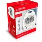 2 x Electric heater with two heat levels and cold air ventilation mode, 1000W-2000W, ET-TV06, white