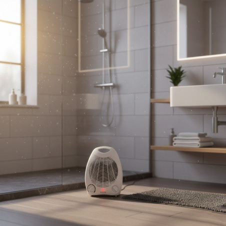 Calefactor eléctrico con dos niveles de calor