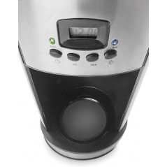 Cafeteira Lacor de aço inoxidável com capacidade para 12 xícaras, 900 W | Cafeteira programável de 1,8 litros | Cafeteira de des