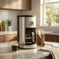 copy of Cafetière à filtre Lacor 12 tasses en acier inoxydable 900 W | Machine à café programmable 1,8 litre | Cafetière design