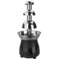 3-Tier Chocolate Fountain, 38 cm, Stainless Steel with Warming Function | Fondue Tower