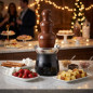 3-Tier Chocolate Fountain, 38 cm, Stainless Steel with Warming Function | Fondue Tower
