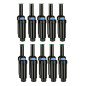 Lot de 10 Diffuseur Émergent NP de 5 cm avec buse KVF-8 | Portée 2,4 m | Réglable de 0° à 360° | Irrigation Précise | Jardins Pe