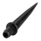 Pack 50 Straight Threaded Stake for Microtube | Labyrinth Stake 4.5 x 6.5 mm | Drip Irrigation System with Threaded Connection