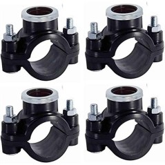 Confezione da 4 collari per irrigazione da 32 mm x 3/4". Raccordi per l'installazione di sistemi di irrigazione quali irrigatori
