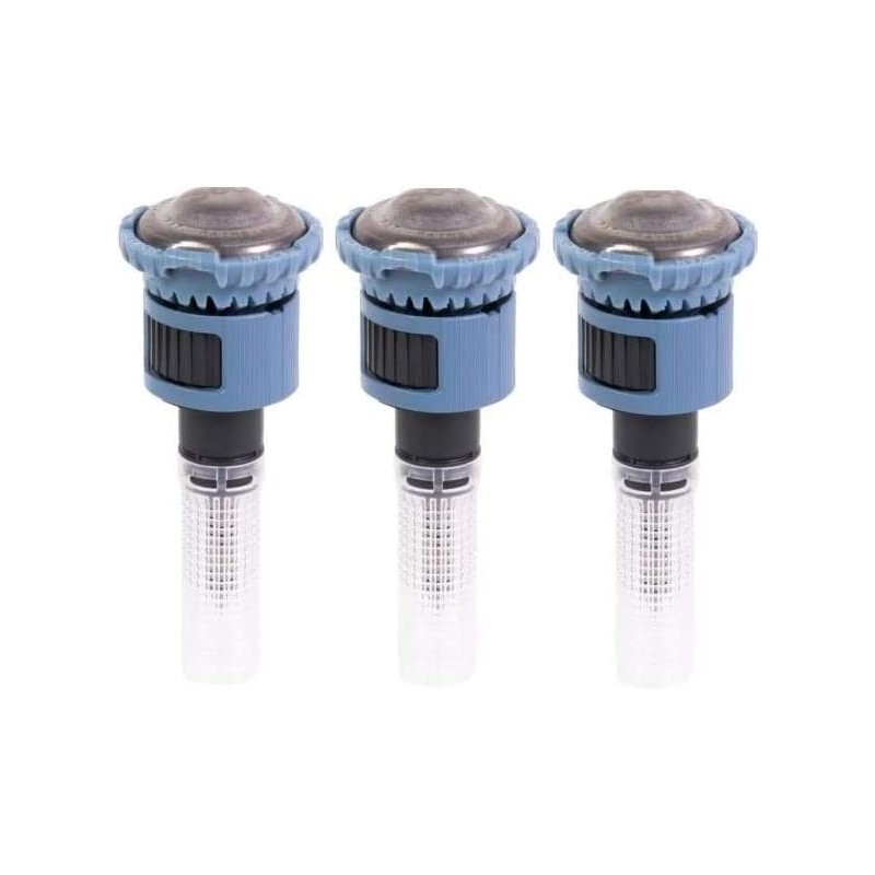 Set di 3 Ugello rotatore Rain Bird RVAN14 360º, ugello spray per irrigazione da 2,4 a 4,6 m