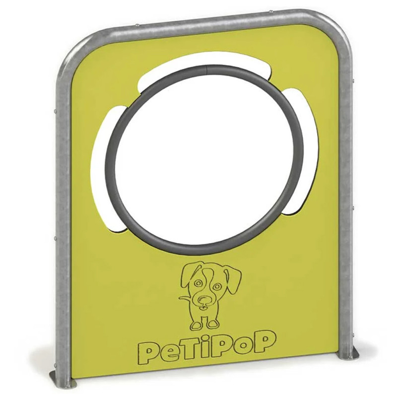 Cerchio per cani 123x15x100 cm | Ostacolo per agilità per addestramento cani e circuiti