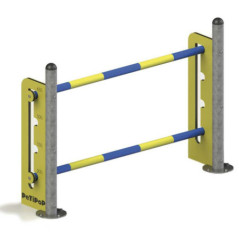 Hundehürde 132x15x40 cm | Agility-Hindernisparcours für Hundetraining und Zirkeltraining