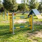 Salto de Valla para Perros 132x15x40 cm | Salto de Obstaculo Agility para Entrenamiento y Circuitos Caninos