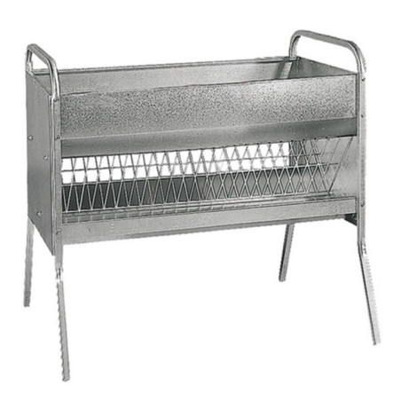 Forrajera para Ovejas Chapa Galvanizada 100x75x128 cm | Comedero Ovino Exterior Ganaderia