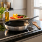 Padella in alluminio Lacor da 36 cm | Adatta a piani cottura in ceramica, elettrici e a gas | Rivestimento antiaderente | Manico