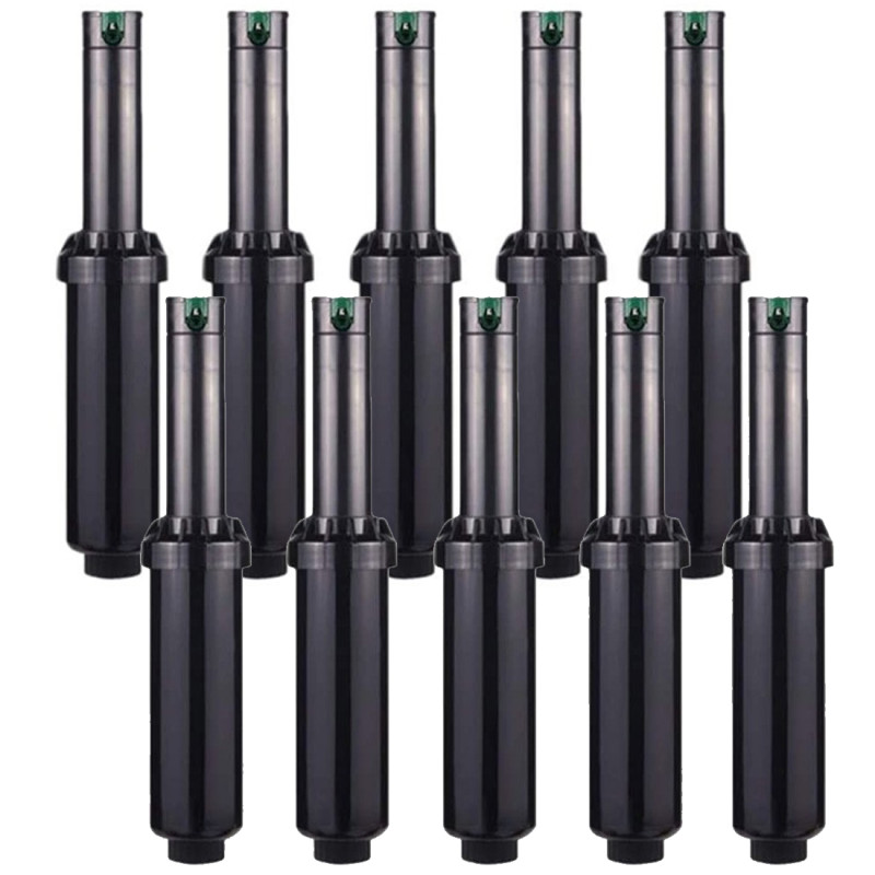 Pack 10 Aspersor de Riego Hunter SRM-04 1/2'' | Alcance 4 a 9,4 metros | Aspersor de Turbina ajustable SRM Hunter