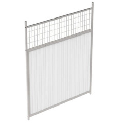 Lateral de Sandwich Mixto 30 mm para Boxes para Perros 150x185 cm | Panel Perrera Canina