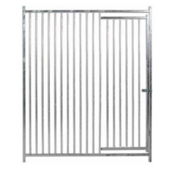 Grades frontais para canil com porta 150x185 cm | Canil com separação de 5 cm