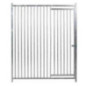 Grades frontais para canil com porta 150x185 cm | Canil com separação de 5 cm