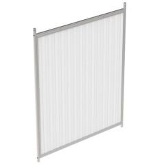 Pannello laterale in pannello sandwich da 30 mm per cucce per cani 150x185 cm | Pannello per cuccia per cani